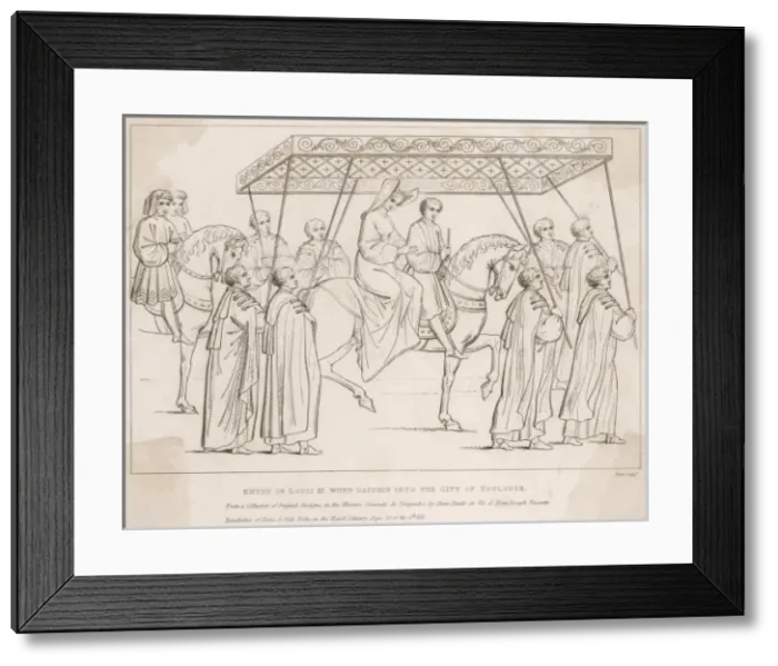 Framed Print : Louis XI at Toulouse Framed Print : Louis XI at Toulouse