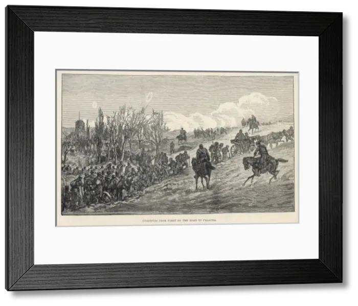 Framed Print : Serb Fugitives Framed Print : Serb Fugitives