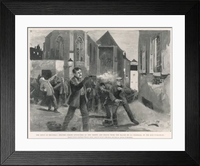 Framed Print : Political Riots Framed Print : Political Riots