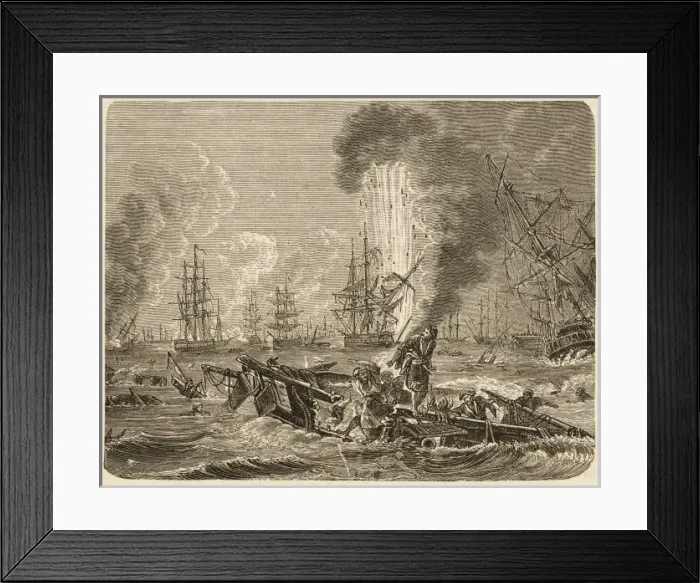 Framed Print : Battle of Navarino Framed Print : Battle of Navarino