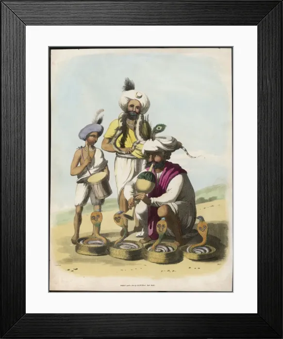 Framed Print : Snake Charmers Framed Print : Snake Charmers