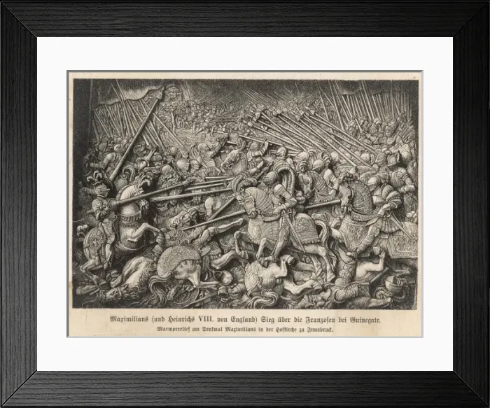 Framed Print : Battle of Guinegatte - 2 Framed Print : Battle of Guinegatte - 2