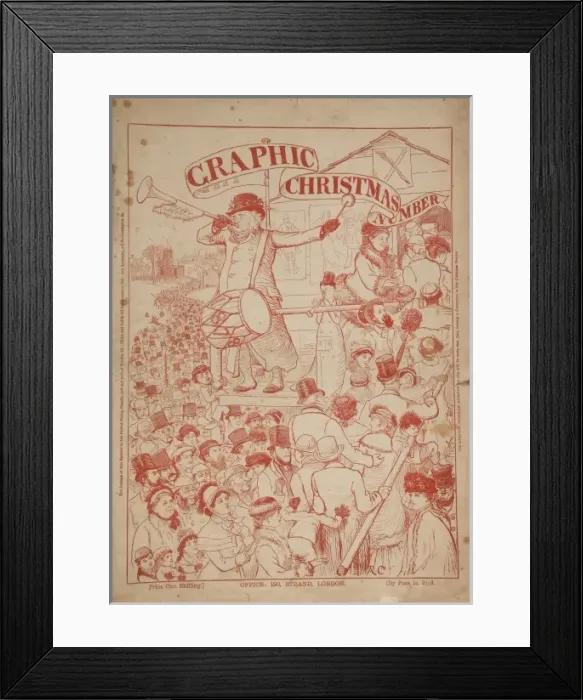 Framed Print : The Graphic Christmas Number front cover Framed Print : The Graphic Christmas Number front cover