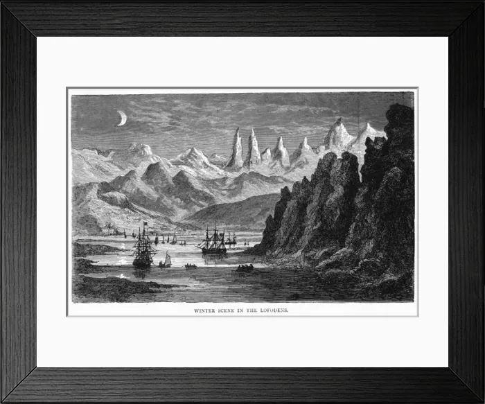 Framed Print : Norway Lofoten Islands Framed Print : Norway Lofoten Islands