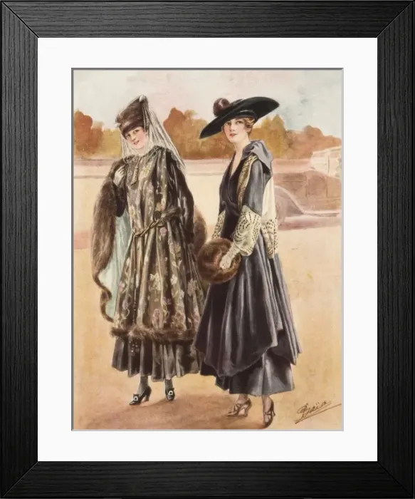 Framed Print : Toilettes de Promenade Framed Print : Toilettes de Promenade