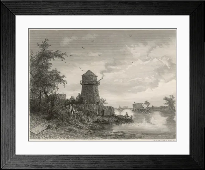 Framed Print : Toll Towers Utrecht Framed Print : Toll Towers Utrecht