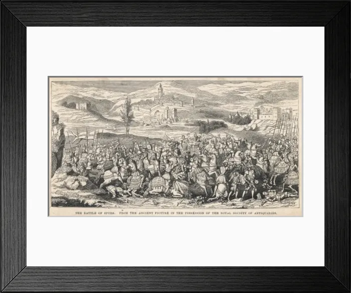 Framed Print : Battle of Guinegatte - 1 Framed Print : Battle of Guinegatte - 1