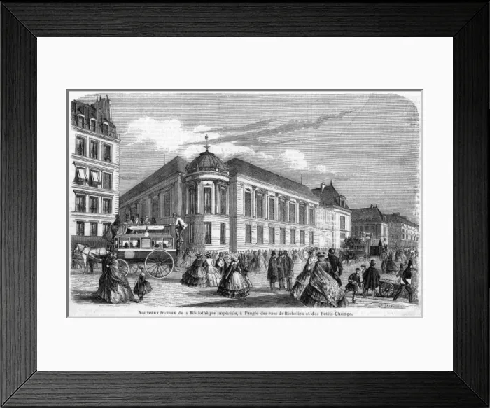 Framed Print : Paris Biblio. Nationale Framed Print : Paris Biblio. Nationale