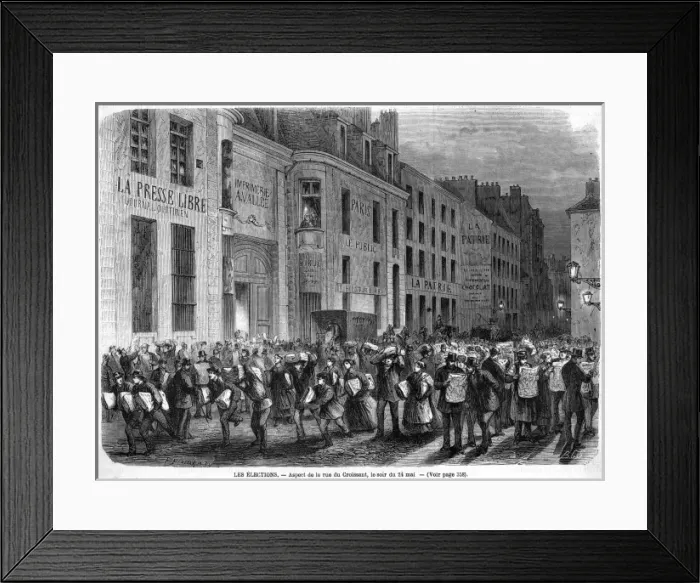 Framed Print : Election Results 1 Framed Print : Election Results 1