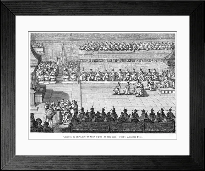 Framed Print : Chevaliers Saint-Esprit Framed Print : Chevaliers Saint-Esprit