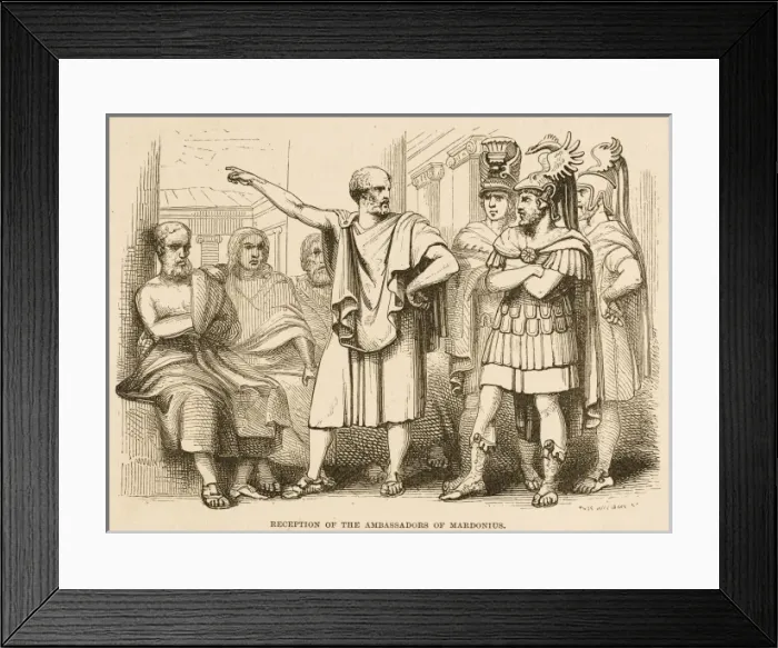 Framed Print : Persian Ambassadors Framed Print : Persian Ambassadors