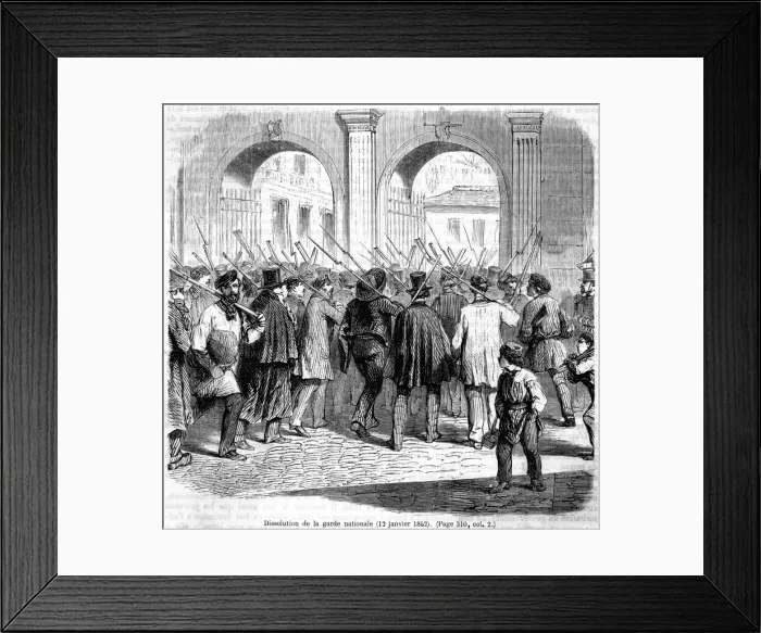 Framed Print : Garde Nationale Framed Print : Garde Nationale