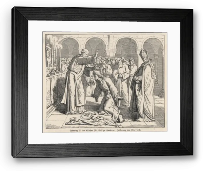 Framed Print : Heinrich II at Verdun Framed Print : Heinrich II at Verdun