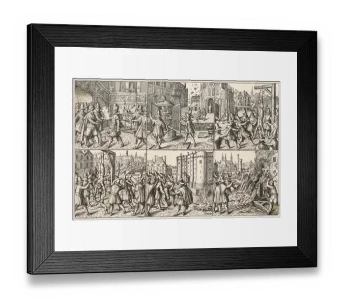 Framed Print : Concini Assassinated Framed Print : Concini Assassinated