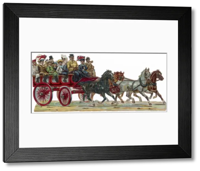 Framed Print : Charabanc Excursion Framed Print : Charabanc Excursion