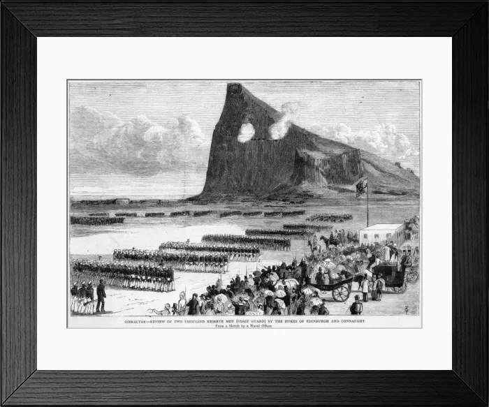 Framed Print : Review at Gibraltar Framed Print : Review at Gibraltar