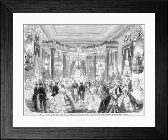 Framed Print : He Visits Dijon Framed Print : He Visits Dijon