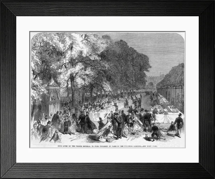 Framed Print : Poor Children Feasted Framed Print : Poor Children Feasted
