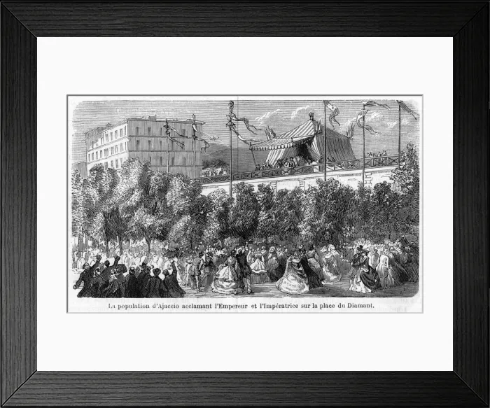 Framed Print : He Visits Corsica Framed Print : He Visits Corsica