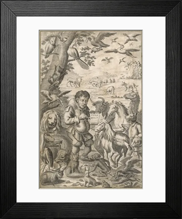 Framed Print : Teaching the Animals Framed Print : Teaching the Animals