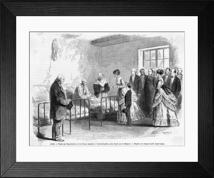 Framed Print : Eugenie at Lyon Framed Print : Eugenie at Lyon