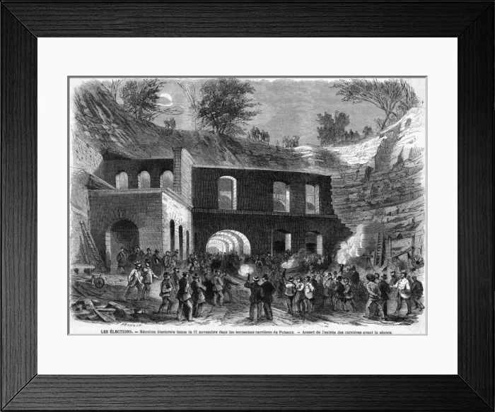 Framed Print : Political Meeting 2 Framed Print : Political Meeting 2