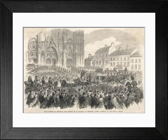 Framed Print : Leopold II at Brussels Framed Print : Leopold II at Brussels