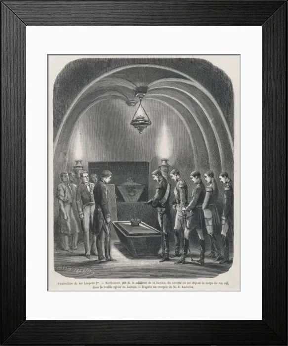 Framed Print : Death of Leopold I Framed Print : Death of Leopold I