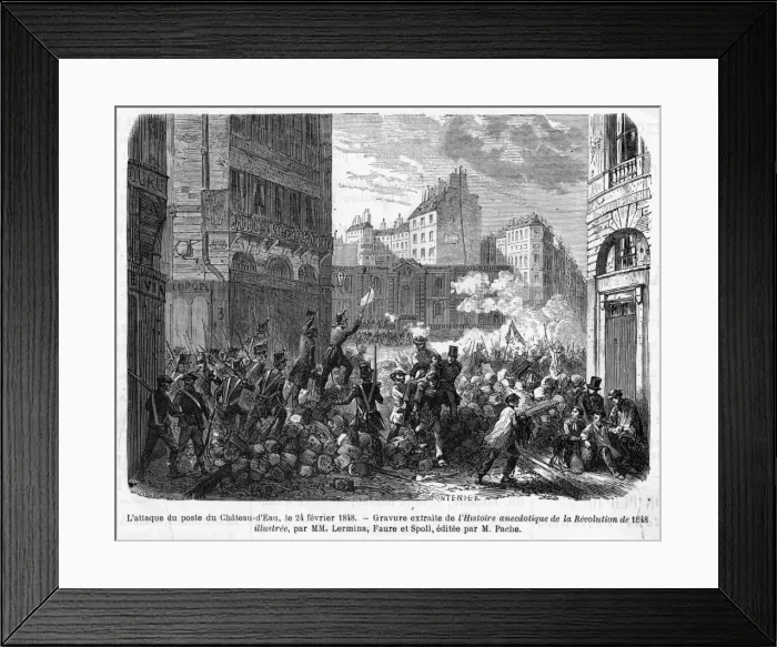 Framed Print : February Fighting Paris Framed Print : February Fighting Paris