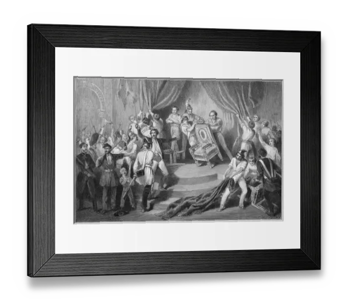 Framed Print : February Fighting Paris Framed Print : February Fighting Paris