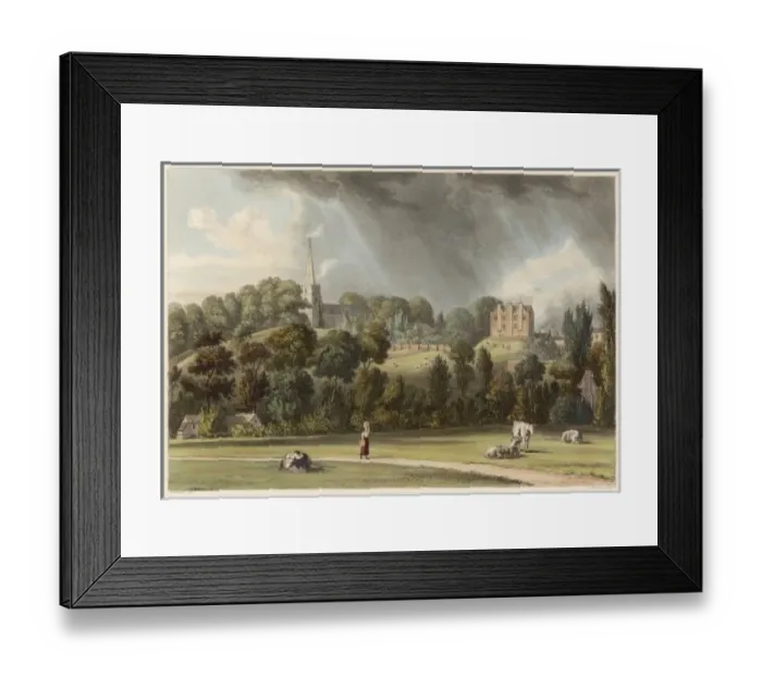 Framed Print : Harrow Church & School Framed Print : Harrow Church & School