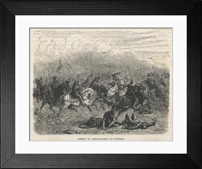 Framed Print : Battle of Tours - 1 Framed Print : Battle of Tours - 1