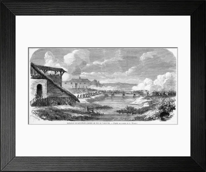 Framed Print : Fighting at Konowice Framed Print : Fighting at Konowice