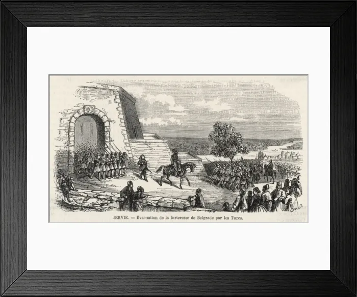 Framed Print : Turks Quit Belgrade Framed Print : Turks Quit Belgrade