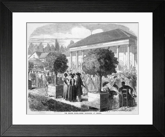 Framed Print : Germany Baden Baden Framed Print : Germany Baden Baden