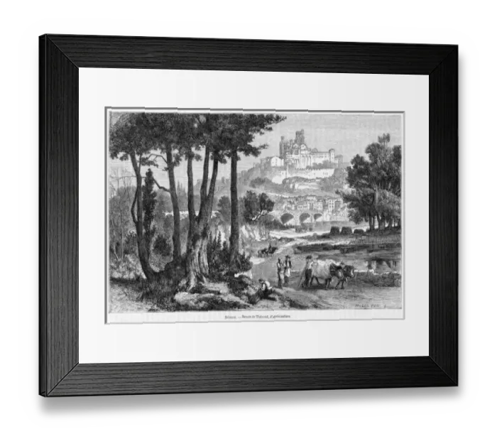 Framed Print : France Beziers Framed Print : France Beziers