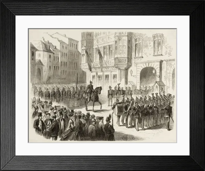 Framed Print : Prussian Occupation Framed Print : Prussian Occupation
