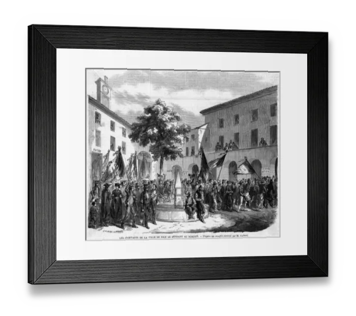 Framed Print : Nice and Savoie Framed Print : Nice and Savoie