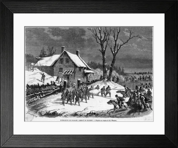 Framed Print : Fighting at Rachow Framed Print : Fighting at Rachow