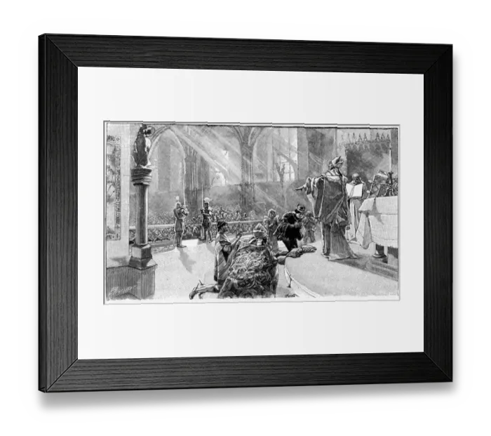 Framed Print : Sacre of Louis XI Framed Print : Sacre of Louis XI