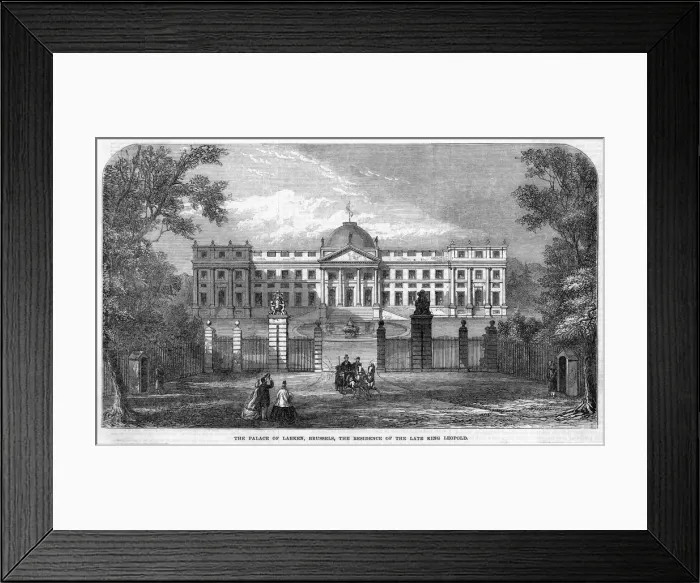 Framed Print : Brussels Laeken Palace Framed Print : Brussels Laeken Palace