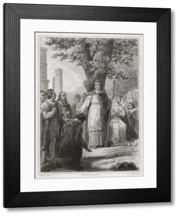 Framed Print : Louis IX being Just Framed Print : Louis IX being Just