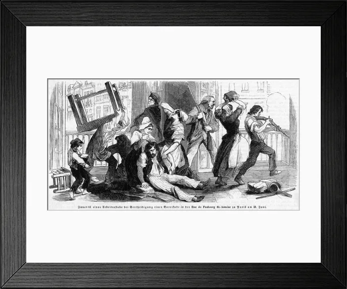 Framed Print : Building Barricades Framed Print : Building Barricades