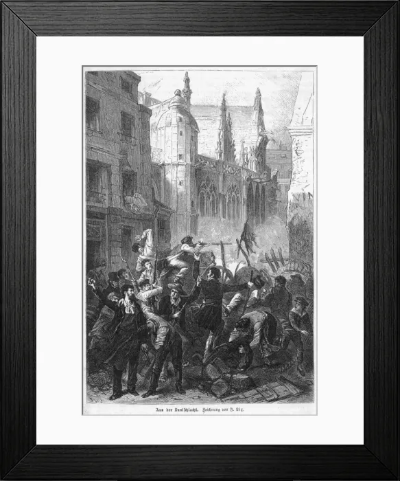 Framed Print : Manning Barricades 2 Framed Print : Manning Barricades 2