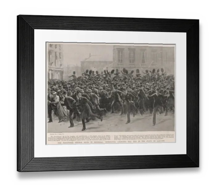 Framed Print : Political Riots