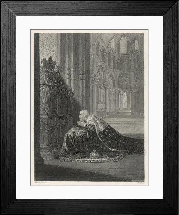 Framed Print : Louis at Beckets Tomb Framed Print : Louis at Beckets Tomb