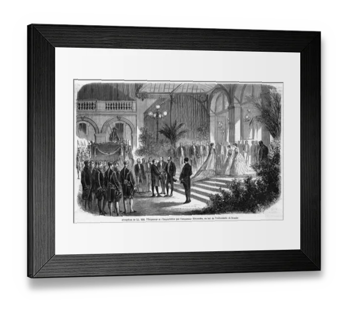 Framed Print : Tsar Visits - 1 Framed Print : Tsar Visits - 1