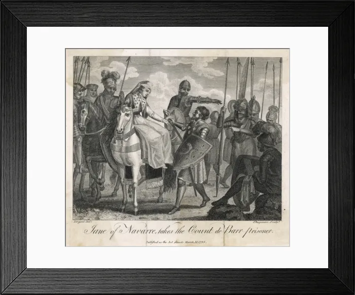 Framed Print : Jeanne De Navarre Framed Print : Jeanne De Navarre