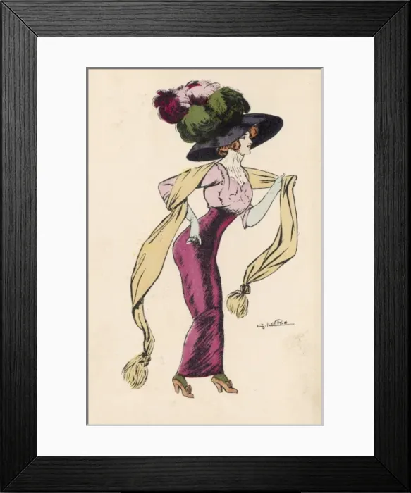 Framed Print : Fashionable Women Framed Print : Fashionable Women