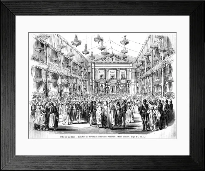 Framed Print : Napoleon at Ball Framed Print : Napoleon at Ball